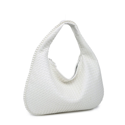 Woven Women's Bag Dumpling Bag New Simple Explosive Big Brand Shoulder Bag Autumn and Winter European and American Fashion Casual Big Bag