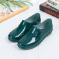 Thickened New Rain Boots Women's Four Seasons Yuanbao Shallow Water Shoes Middle-aged Short Tube Waterproof Non-slip fleece-lined Warm Rubber Rain Boots
