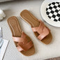 New Style Slippers for Women Summer Outer Wear K-Style Ins Popular Shrimp Skin Fashion Slippers Aliexpress Amazon Wholesale