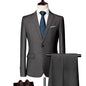 Men's Business Casual Suit Set White Two-Piece Suit Xz 5.2-26.1kg Piece Set Amazon