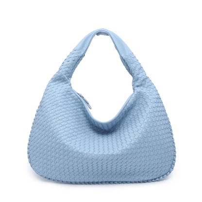 Woven Women's Bag Dumpling Bag New Simple Explosive Big Brand Shoulder Bag Autumn and Winter European and American Fashion Casual Big Bag