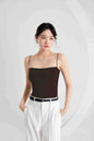 2026 New Style Pleated Camisole with Chest Pads, Integrated Bra, and Outerwear for Women in Summer
