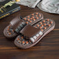 Cross-Border Slippers for Men and Women Rotating Tai Chi Massage Indoor Non-Slip Massage Slippers Foot Acupoint Spiked Foot Massage Shoes for Men