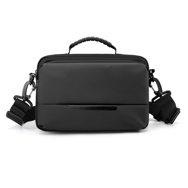 WEPOWER Simple Fashion Shoulder Bag Men's Casual Crossbody Bag Waterproof Trendy Shoulder Bag Business Chest Bag