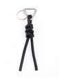 New triangle key chain PU hand-woven diamond key ring bag pendant key chain