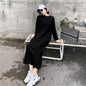 Spring and Summer Short-Sleeved Korean Internet Celebrity Lazy Maxi Skirt Elegant Dress Loose Large Size Women's Long T-Shirt Home Wear