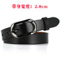 New Women's Cowhide Belt Pin Buckle Genuine Leather Belt Casual Fashion Thin Trouser Belt Manufacturer Wholesale Dropshipping