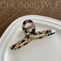 High-grade acetate hairpin for Women summer 2023 New elegant back head clip shark clip hairpin headdress