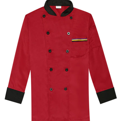 Restaurant and Cafeteria Back Kitchen Chef Work Clothes Long-Sleeved Work Clothes for Men Hotel Restaurant Chef Clothes Short-Sleeved Custom-Made for Men