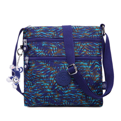 Tigaotte One-Shoulder Cross-Body Bag, Lightweight Water-Repellent Nylon Casual Fashion Versatile Canvas Bag