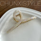High-grade acetate hairpin for Women summer 2023 New elegant back head clip shark clip hairpin headdress
