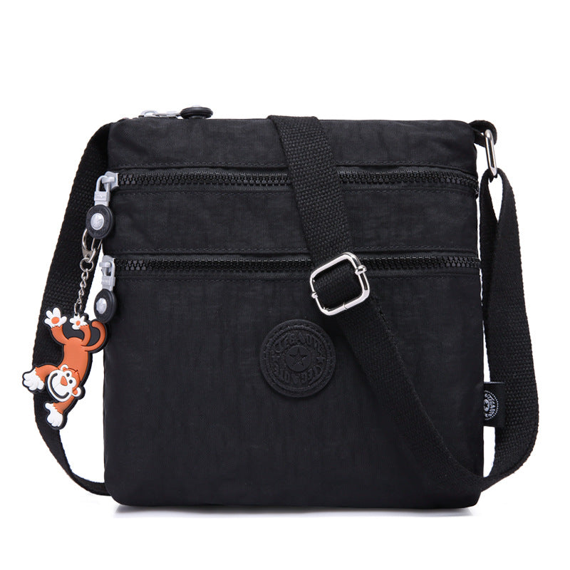 Tigaotte One-Shoulder Cross-Body Bag, Lightweight Water-Repellent Nylon Casual Fashion Versatile Canvas Bag