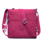 Tigaotte One-Shoulder Cross-Body Bag, Lightweight Water-Repellent Nylon Casual Fashion Versatile Canvas Bag