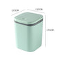 Small Desktop Trash Can for Home Office High-End Dormitory Press with Lid Mini Plastic Storage Trash Can