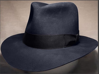 Amazon LAZADA Cross-border Wool Cowboy Hat Bow Men's Jazz Hat European and American Hot Autumn and Winter Hat