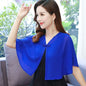 Thin Small Shawl Summer Dress with Sling Skirt Air-conditioning Shirt Women's Cardigan Outer Chiffon Ethnic Style Silver Buckle Small Coat