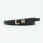 New Foreign Trade Hot-Selling I-Buckle Thin Belt for Women, Fashionable, High-End, Versatile Dress, Suit Decorative Belt
