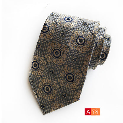 Source Factory Hot Jacquard Fabric Tie Men's Dress Business Suit Accessories Tie Wholesale
