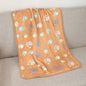 Cross-border pet blanket mat cat and dog flannel blanket autumn and winter warm blanket pet sleeping mat wholesale