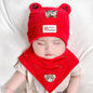 Katu Bear Infant Hat Spring & Fall 3-6-12 Months Male and Female Baby Pullover Hat Cotton 100-Day Sleeping Hat