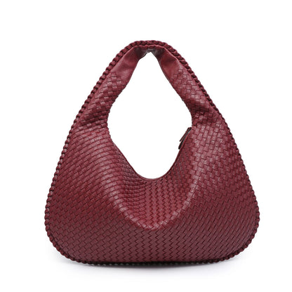 Woven Women's Bag Dumpling Bag New Simple Explosive Big Brand Shoulder Bag Autumn and Winter European and American Fashion Casual Big Bag