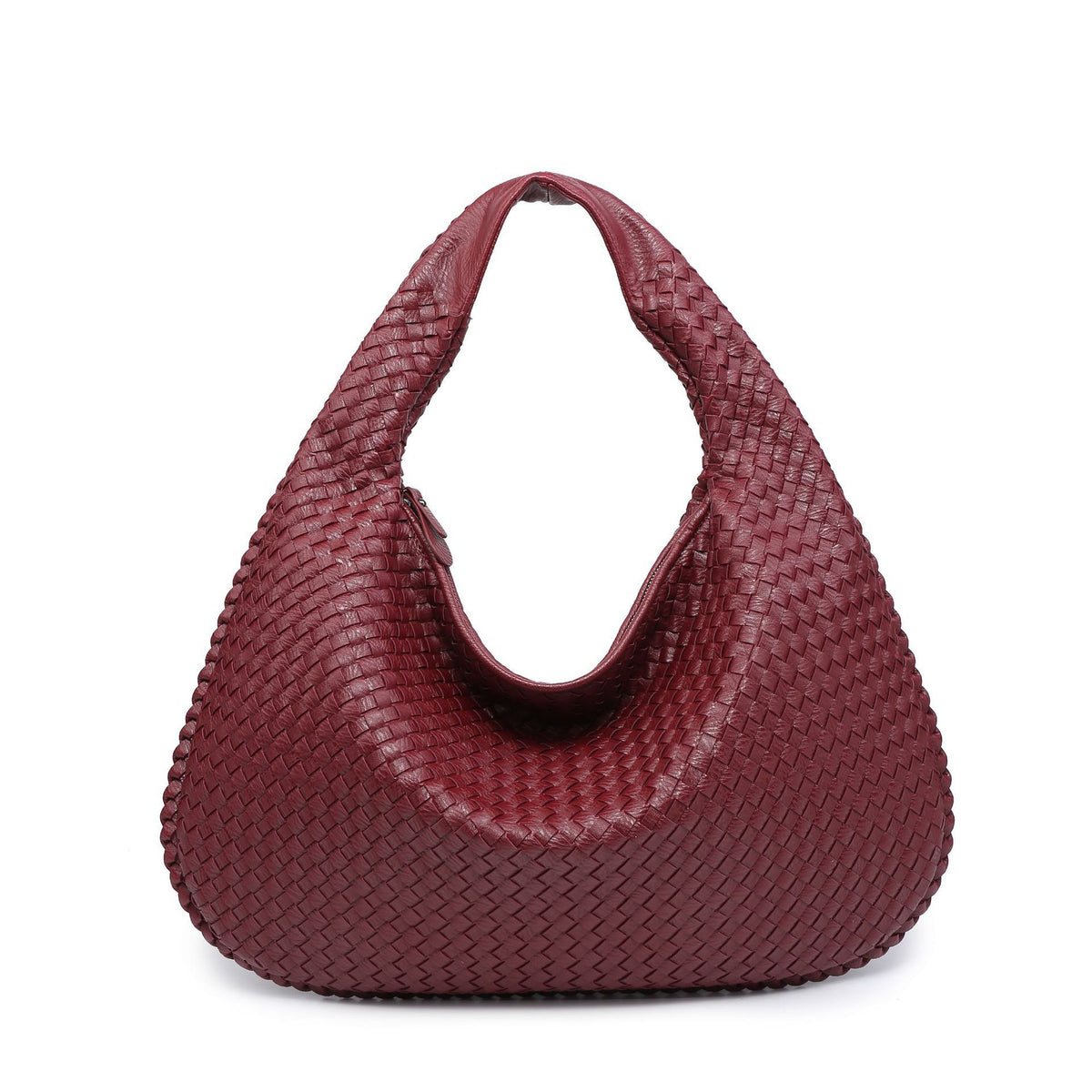 Woven Women's Bag Dumpling Bag New Simple Explosive Big Brand Shoulder Bag Autumn and Winter European and American Fashion Casual Big Bag