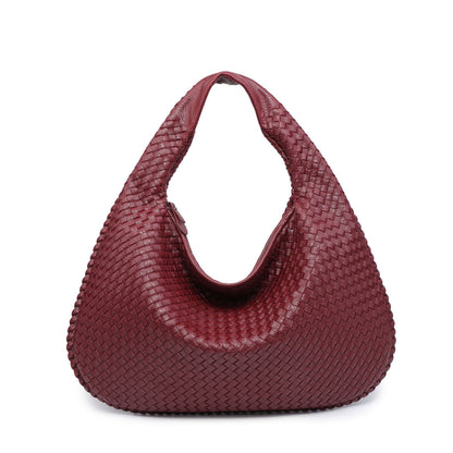 Woven Women's Bag Dumpling Bag New Simple Explosive Big Brand Shoulder Bag Autumn and Winter European and American Fashion Casual Big Bag