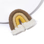 Fabric Ethnic Style Tassel Rainbow Pendant Pendant Cute Children Handmade DIY Keychain Bag Accessories Woven