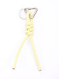 New triangle key chain PU hand-woven diamond key ring bag pendant key chain