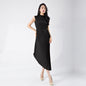 Pleated Skirt Work Clothing High-End Women's Summer New Style Asymmetrical Splicing Elegant Dress Skirt Dress Fashionable
