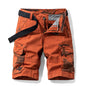 Camouflage Pants Men's Cargo Pants Loose Fit Summer Washed Cargo Shorts Cross-Border Exclusive B2021