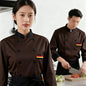 Restaurant and Cafeteria Back Kitchen Chef Work Clothes Long-Sleeved Work Clothes for Men Hotel Restaurant Chef Clothes Short-Sleeved Custom-Made for Men
