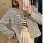Short Small Fragrant Style Jacket for Women 2025 Spring & Fall New Style French High-End Street Style Versatile Tops for Women Trendy