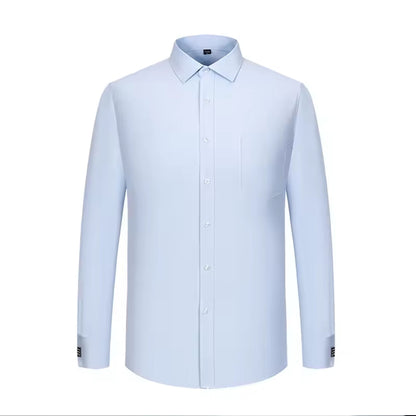 Cross-border Hot Sale Amazon Shirt Men's Casual Spring and Summer ebay Business Men's French Cufflinks plus size Men's Shirt
