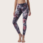 2023 Spring and Summer New Naked Yoga Pants Women's No Embarrassment Line High Waist Hip-lift Tie-dye Yoga Fitness Cropped Pants