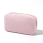 Feihong Cross-border Vertical Stripe Storage Bag Corduroy High-value Cosmetic Bag Portable Wash Bag Large Capacity Cosmetic Bag