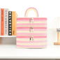 Feihong Cross-Border Three-Layer Cosmetic Bag Large Capacity High-Value Portable Toiletry Bag Portable Travel Makeup Storage Bag