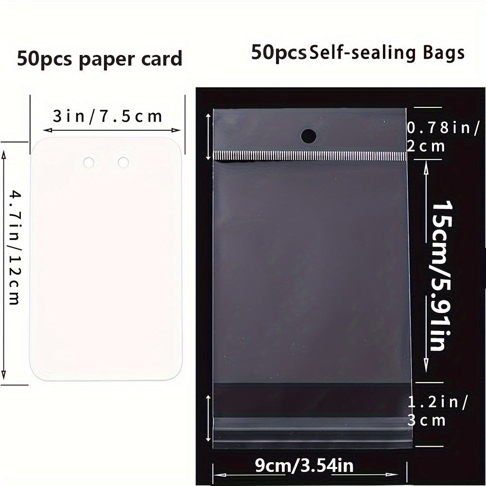 7.5*12cm key chain packing card Kraft paper card diy jewelry display cardboard key ring retail label