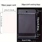 7.5*12cm key chain packing card Kraft paper card diy jewelry display cardboard key ring retail label