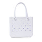 Eva Beach Bag Hole Bag Satchel Handbag Waterproof Travel Bag Washable Suitable for Sports Beach Pool