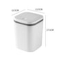 Small Desktop Trash Can for Home Office High-End Dormitory Press with Lid Mini Plastic Storage Trash Can
