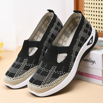 Shoes Women SHEIN Daifa Summer New Casual Women's Shoes Soft Sole Breathable Fashion Mother Shoes Old Beijing Cloth Shoes