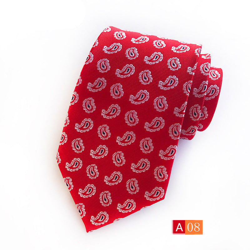 Source Factory Hot Jacquard Fabric Tie Men's Dress Business Suit Accessories Tie Wholesale