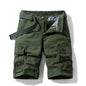 Camouflage Pants Men's Cargo Pants Loose Fit Summer Washed Cargo Shorts Cross-Border Exclusive B2021