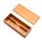 Japanese style chopsticks box with lid hotel spoon Fork tableware storage box lettering kitchen supplies compartment chopsticks basket