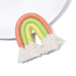 Fabric Ethnic Style Tassel Rainbow Pendant Pendant Cute Children Handmade DIY Keychain Bag Accessories Woven