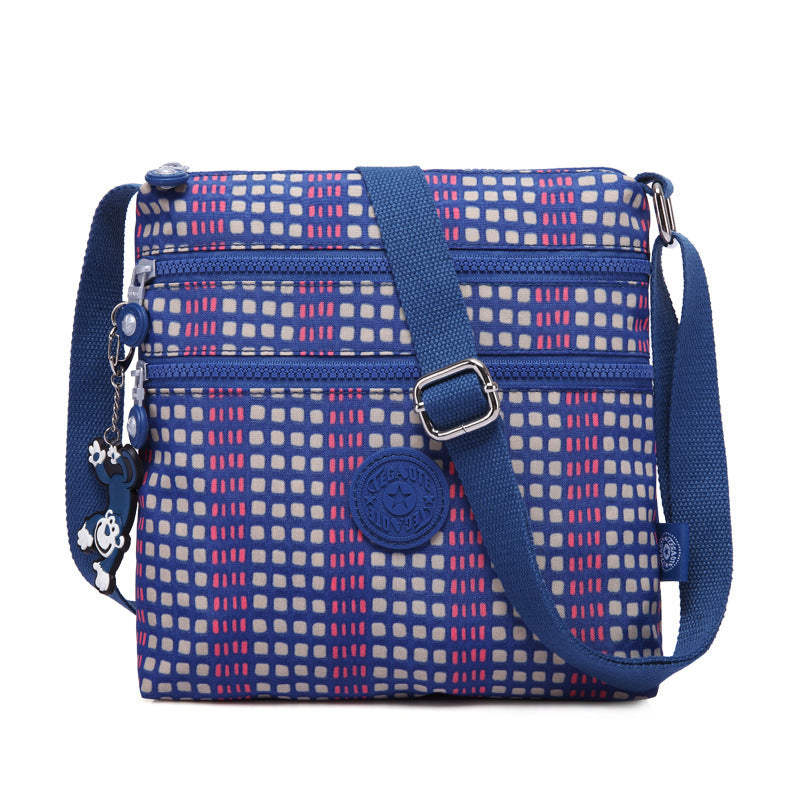 Tigaotte One-Shoulder Cross-Body Bag, Lightweight Water-Repellent Nylon Casual Fashion Versatile Canvas Bag