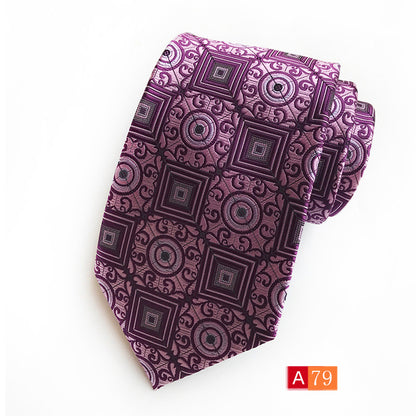 Source Factory Hot Jacquard Fabric Tie Men's Dress Business Suit Accessories Tie Wholesale