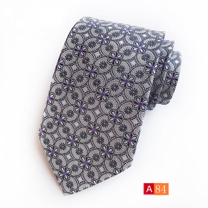 Source Factory Hot Jacquard Fabric Tie Men's Dress Business Suit Accessories Tie Wholesale