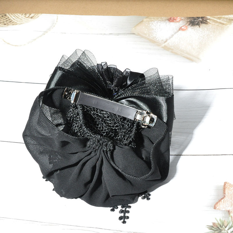 Cross-border Thailand Hot-selling Professional Head Flower Catering Nurse Cleaning Hair Net Bag Not Leaking Hair Net Bag Hair Net Lady